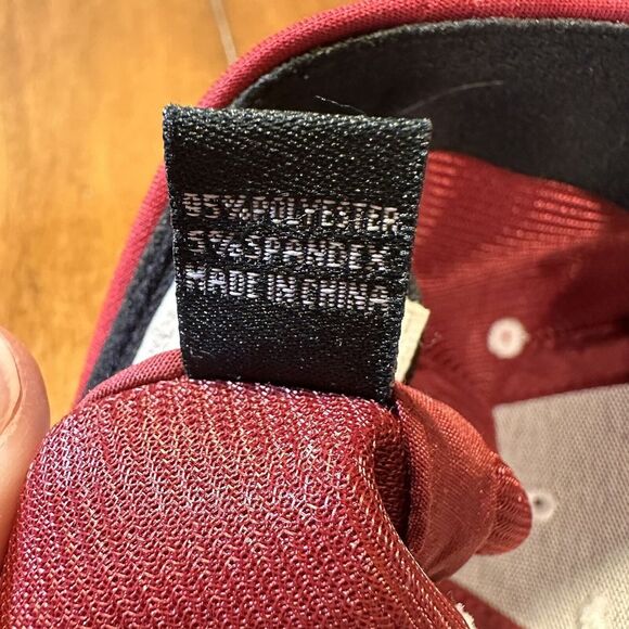 Bruins Hat‎ Cap Flex Fit Size Medium Red White The Game Pro Embroidered - Picture 9 of 9